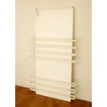 Contemporary large heated towel rail H: 141 cm