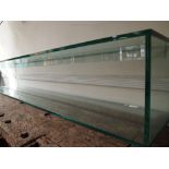 Late 20th Century Glass Shelf 35 x 204 cm