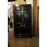 Victorian large pine exterior front door with 6 panels and horizontal letterbox facility H: 210 W:
