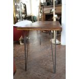 Mid Century, panga panga hatch top table,