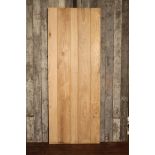 A contemporary oak ledged and braced door H: 198 W: 76 cm