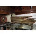 Approximately 5 sets of reclaimed stair rods,