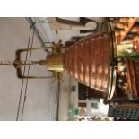 Industrial fluted copper cargo light,