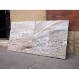Late 20thC granite with brown veins 60x 60 (41 items)
