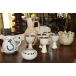 Mid Century ceramics, goblet,