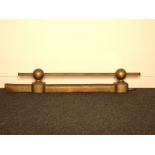 Simple linear brass fender,