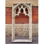 Gothic stone window of traditional design W : 54.