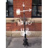 Victorian iron weather vane H : 186 cm