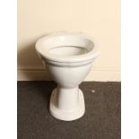 Victorian style porcelain toilet pan H: 40 W: 37 cm