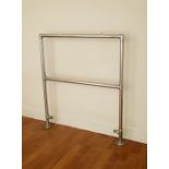 Vintage chrome towel rail H: 94