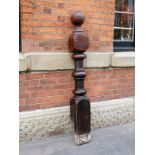 Victorian newel post,