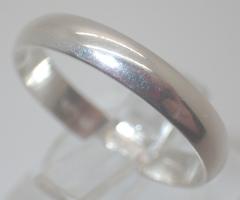 Sterling silver stamped 925 wedding band