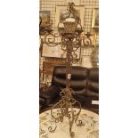 Wrought iron candle stand