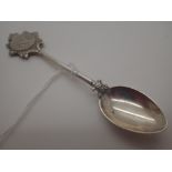 North West Railways silver souvenir tea spoon marked silver,