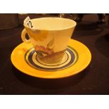 Clarice Cliff cup and saucer