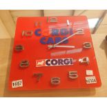Corgi Cars wall clock,