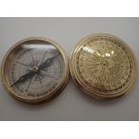 Brass compass