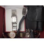 Boxed Titan gents wristwatch with extra links