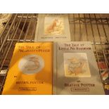 Three first edition Beatrix Potter books, Tale of Jeremy Fisher,