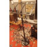 Wrought iron music stand,