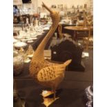 Modern metalwork duck,