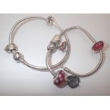 Pandora bracelet & bangle,