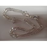Heavy sterling silver chain L: 50cm 61g