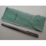 Tiffany & Co ladies silver notebook pen