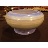 Large Shelley inverted footed bowl,