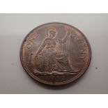 1937 George VI penny with lustre