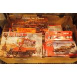 Ten boxed Airfix models,