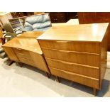 Austinsuite 1960's teak dressing table and drawers