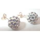 Pair of 9 ct gold earrings