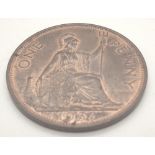 1937 George VI penny with lustre