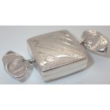 Silver sweet pill box, L: 5 cm