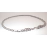 Fancy silver chain L: 42 cm, 39g