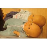 Two Max Zapf German baby dolls