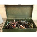 Action Man box containing miniature figures