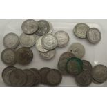 Thirty pre 1947 shillings including Victorian,