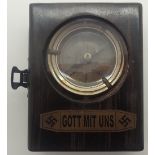 Boxed compass with German markings