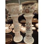 Two large Royal Winton jardiniere,