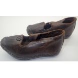 Pair of Lancashire childrens clogs