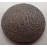 Victorian Anglesey penny with clear script to rim