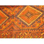 Brand new Indian hand knitted woollen meshwari runner,