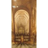 Limited Edition print of Winchester Cathedral with artists signature