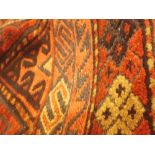 Brand new Indian hand knitted woollen tribal kazak rug,