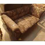 Georgian settee with drop ends,
