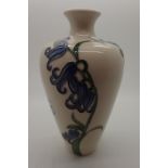 Moorcroft Bluebell Harmony vase, H: 16 c