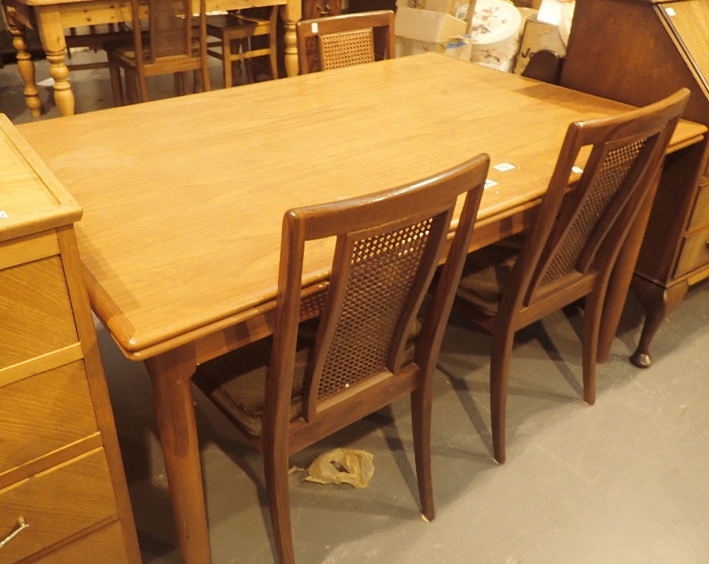 G Plan drawleaf table and a set of G Pla