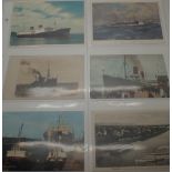 Twenty four mixed postcards of ships